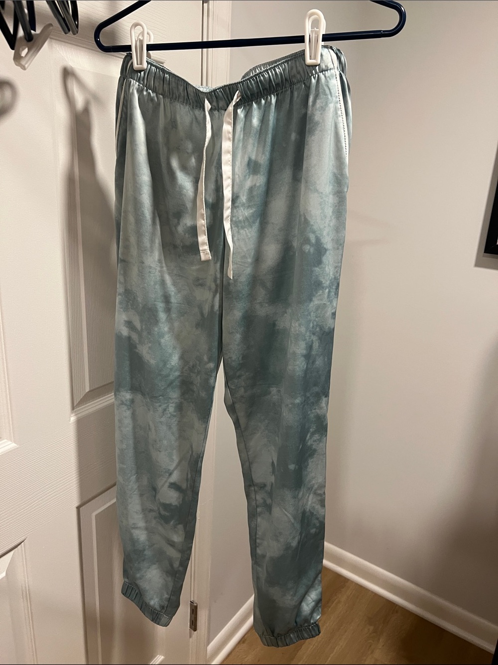 stars above Light Blue Tie-Dye Lounge Joggers